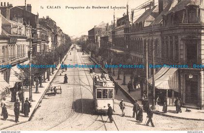 R160770 Calais. Perspective du Boulevard Lafayette