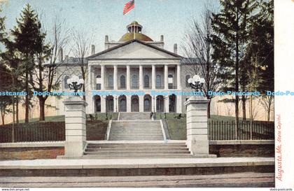 R178960 Augusta. Me. State Capitol. Postcard