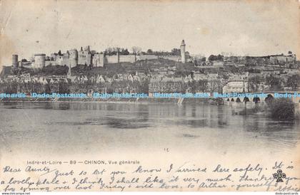 R180550 Indre et Loire. Chinon. Vue Generale. Maurice Roblin