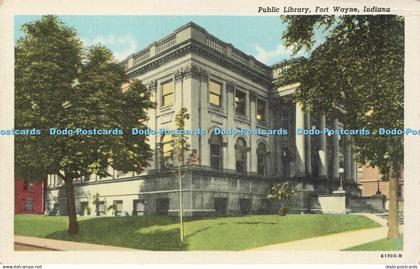 R197958 Public Library Fort Wayne Indiana Summit City News Agency C T American A