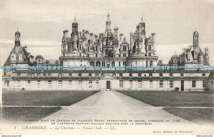 R208809 1 Chambord Le Chateau Facade Sud LL Bazin Chateau de Chambord