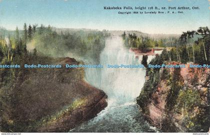 R210156 Kakabeka Falls Port Arthur Ont Lovelady Bros The Lovelady Series of Port