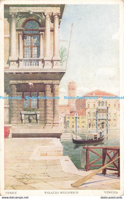 R212129 Venice Palazzo Rezzonico Venezia 516 Medici Society No 508 R Barratt