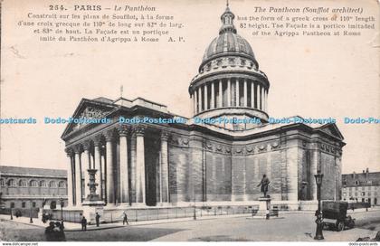 R223005 254 Paris The Pantheon Soufflot architect Le Pantheon A Papeghin