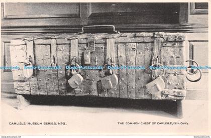 R223417 Carlisle Museum Series No 2 The Common Chest of Carlisle 15th Centy Thur