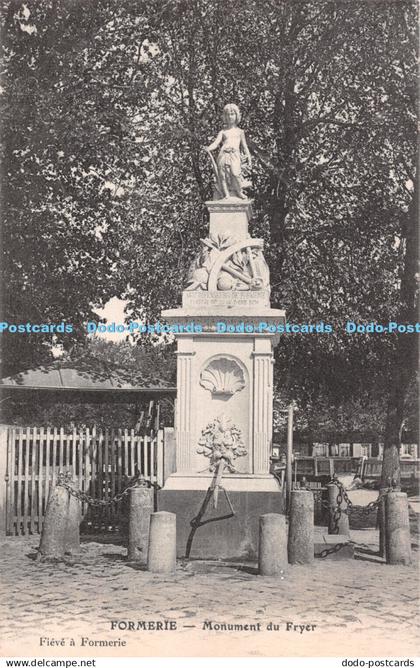 R238489 Formerie Monument du Fryer Fieve a Formerie G Lelong a Albert Post Card