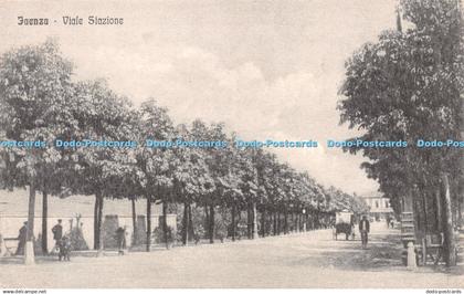 R246292 Faenza Viale Stazione Terni Postcard