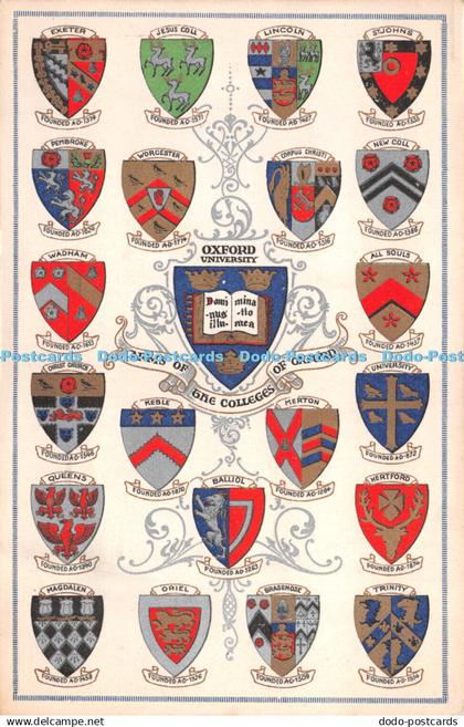 R270475 Arms of the Colleges of Oxford Oxford University