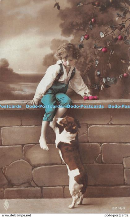 R270807 Child and Dog Apples 3231 3 Philco Series