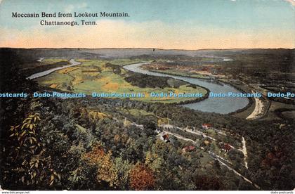 R281761 Moccasin Bend from Lookout Mountain Chattanooga Tenn W E Hardison