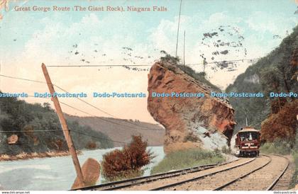 R283780 Great Gorge Route The Giant Rock Niagara Falls Valentine 1908