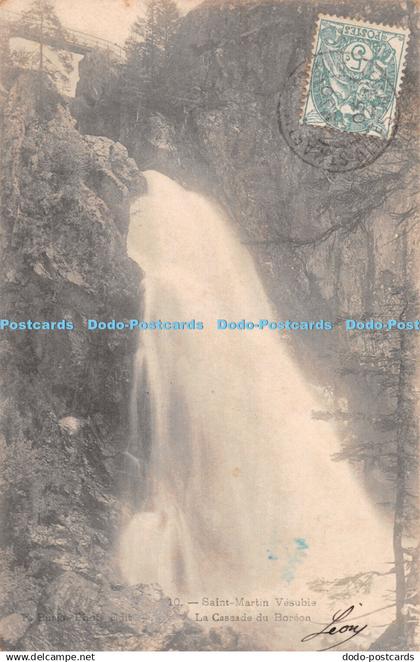 R285486 Saint Martin Vesubie La Cascade du Boreon F Busin 1903