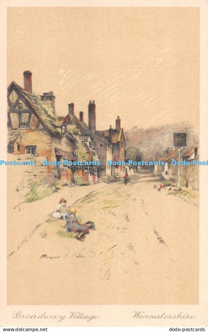 R300898 Worcestershire Broadway Village British Art Co