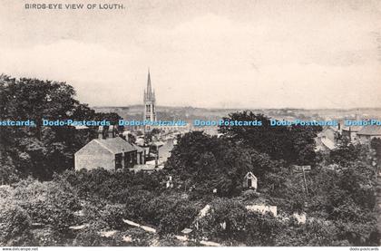 R301873 Birds Eye View of Louth Postcard