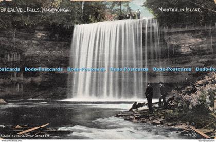 R315502 Manitoulin Island Kagawonga Bridal Veil Falls Grand Trunk Railway System