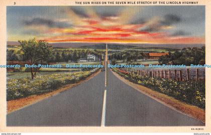 R332252 3 The Sun Rises on the Seven Mile Stretch of the Lincoln Highway J P Wal