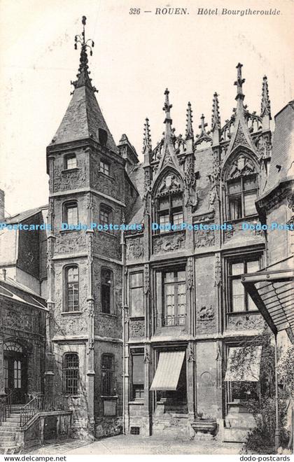 R359246 Rouen Hotel Bourgtheroulde Postcard