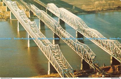 R365861 Memphis three Free Toll Bridges across the Mississippi River Memphis Tob