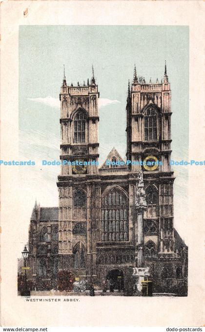 R366796 Westminster Abbey Postcard