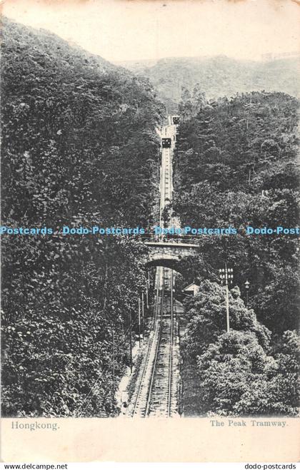 R374987 Hongkong The Peak Tramway The Hongkong Pictorial Postcard No 4