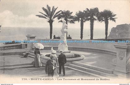 R376534 Monte Carlo Les Terrasses et Monument de Berlioz