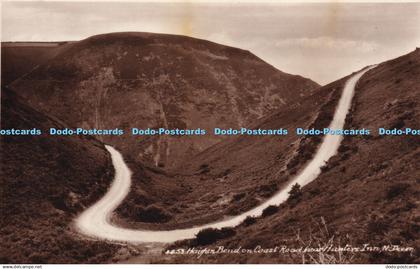 R384985 Hairpin Bend on Coast Road near Hunters Inn N Devon Sunshine Series E A