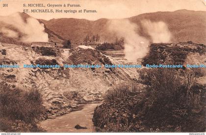 R387301 St Michaels Hot springs at Furnas Postcard