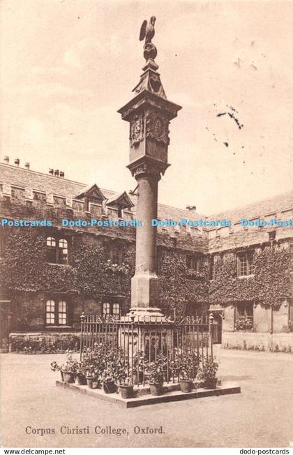 R408544 Oxford Corpus Christi College Postcard 1911