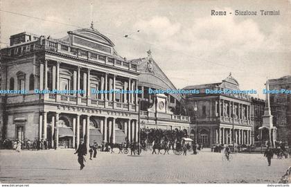 R426834 Roma Stazione Termini S T A Postcard