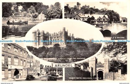 R461037 Arundel Castle and Bridge North Gate Arundel Castle Valentine RP Multi V