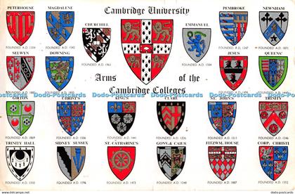 R463055 Cambridge University Arms of the Cambridge Colleges J Salmon 1968