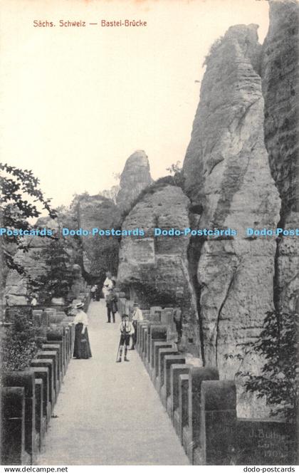 R464148 Sachs Schweiz Bastei Brucke 126 1913 Th C Ruprecht