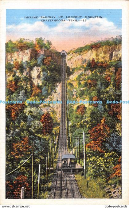 R476735 Tenn Chattanooga Incline Railway Up Lookout Mountain T H Payne