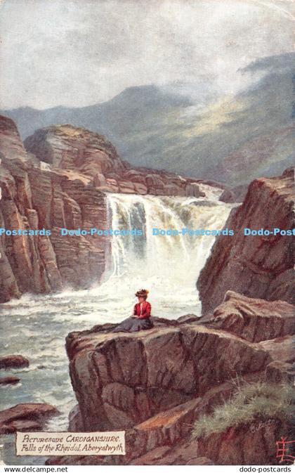 R493839 Aberystwyth Picturesque Cardiganshire Falls of the Rheidol Tuck Oilette