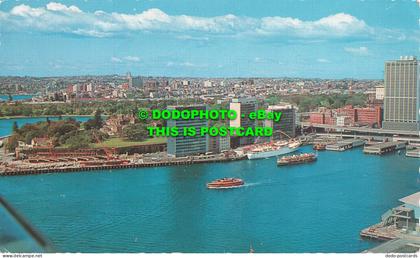 R518450 Sydney. Circular Quay From the Pylon. Sydney Harbour Bridge. Valentine.