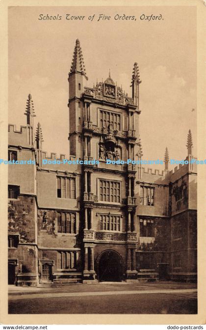 R590798 Oxford Schools Tower of Five Orders Oxford Times