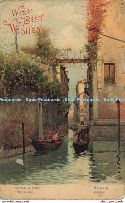 R591494 Canale Albrizzi Albrizzi Canal Venezia Venice Stengel Dresden 19876 Misc