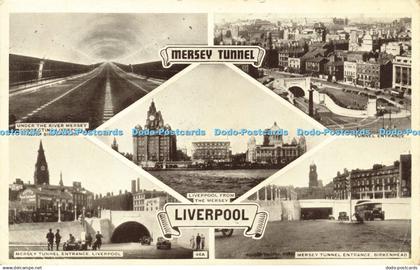 R599795 Mersey Tunnel Liverpool Liverpool from the Mersey Tunnel Entrance Multi