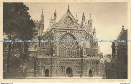 R617708 West Front Exeter Cathedral S A Chandler Storyland Series No 1