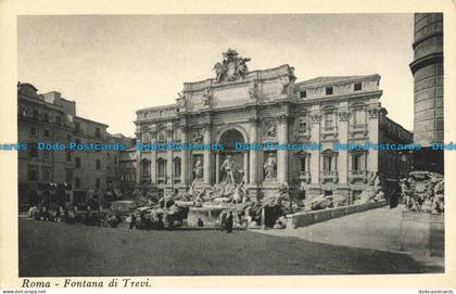 R627528 Roma. Fontana di Trevi. Adolfo Como