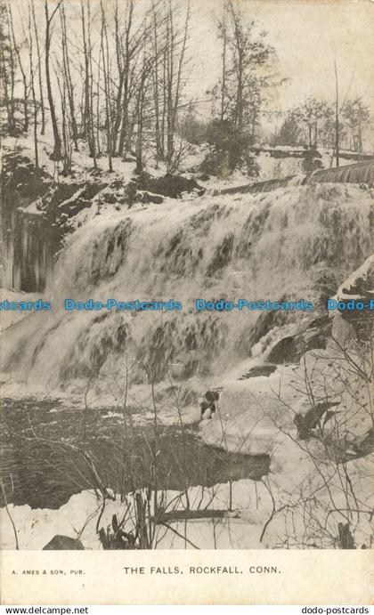 R657234 Conn. The Falls. Rockfall. A. Ames