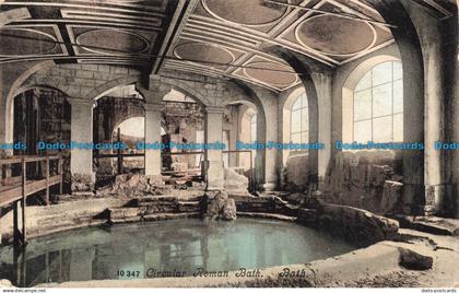 R664279 Bath. Circular Roman Bath. 1905