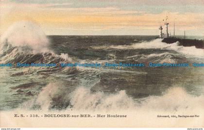 R667035 Boulogne sur Mer. Mer Houleuse. Stevenard