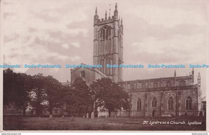 R689988 Ludlow. St. Lawrence Church. Postcard