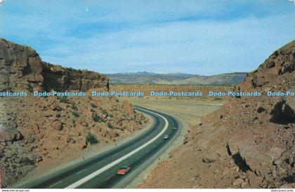 R726738 New Mexico Route 66 Four Lane Divided Highway Between Albuquerque and Gr