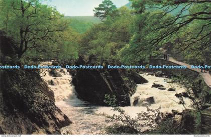 R727292 Callander The Falls of Leny Printed in Great Britain