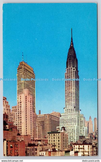 R743163 Chrysler Building and Towers of Midtown Robert Bagby Plastichrome Manhat