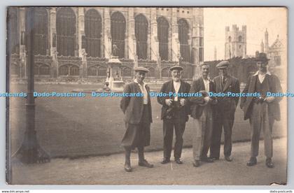 R757485 Mens Standing at The Building