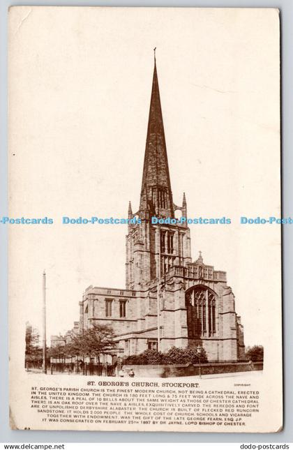 R758513 Stockport St Georges Church Greenville Series 1918