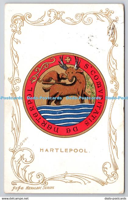 R765758 Hartlepool Heraldic Series Ja Ja 1909